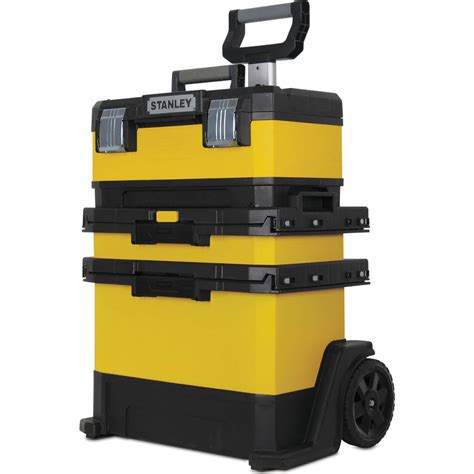 stanley 23 galvanized metal tool box|stanley rolling tool box metal.